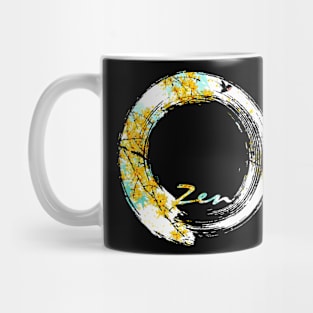 Zen with Yellow Spring Flowers Mug